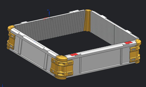 自动线套箱,活动套箱,铝套箱,浇注套箱,浇注套框